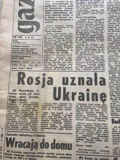 BAnimacje - Urywek z gazety z1991r.g
#ukraina #rosja #wojna
