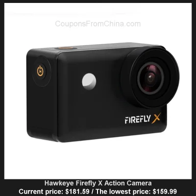 n____S - Hawkeye Firefly X Action Camera
Cena: $181.59 (najniższa w historii: $159.9...