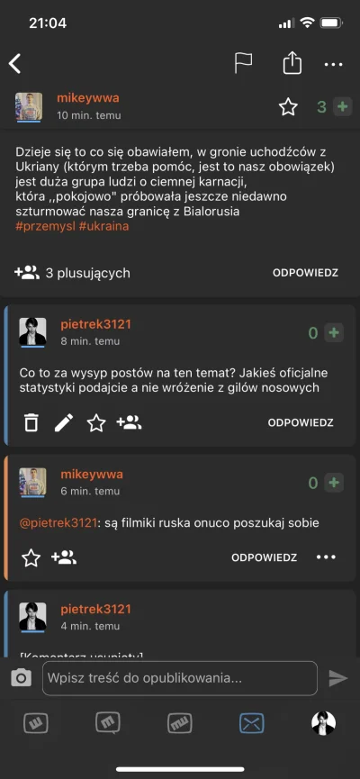 pietrek3121 - Chciałem się dowiedzieć, czy to administracja kasuje moje komentarze, c...