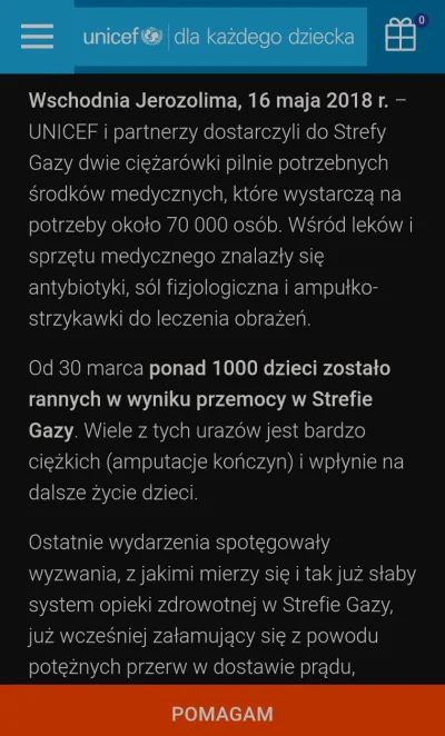 EmDeCe - > Gdzie jest UNICEF kiedy zabijane są dzieci w palestynie?


@stranger79 w d...