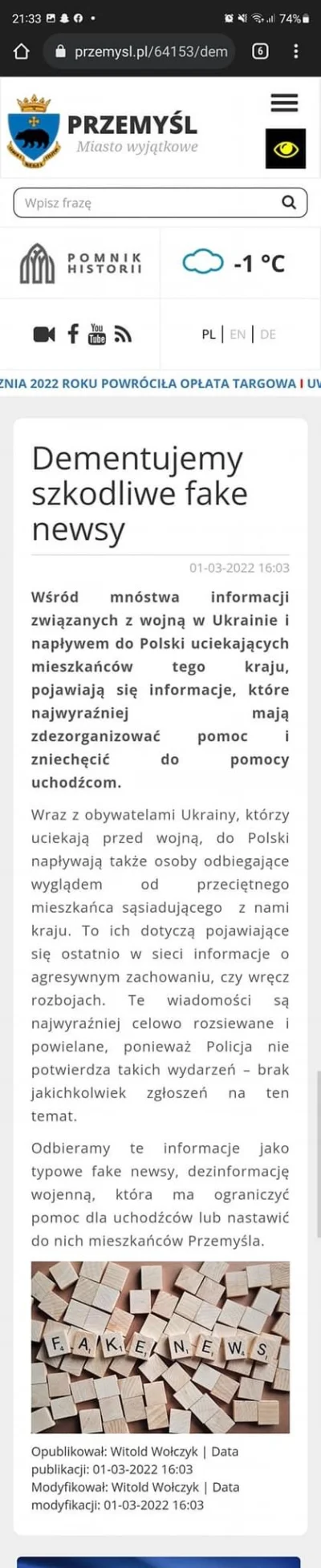 Azorek77 - Nie dawajcie się rosyjskiej propagandzie
#ukraina