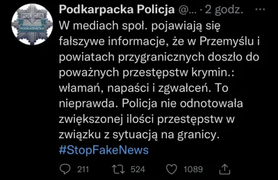 Cavska - @uhtred_: Może dlatego, że policja z Podkarpacia nic nie wie o tych wydarzen...