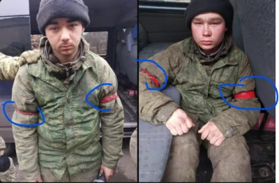 Qarestin - Zastanawia mnie dlaczego większość rosyjskich żołnierzy ma na sobie czerwo...