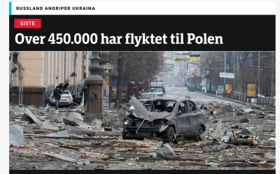 bitcoholic - A w #norwegia media nie ukrywają polskiego wsparcia dla uchodźców.
#ukr...
