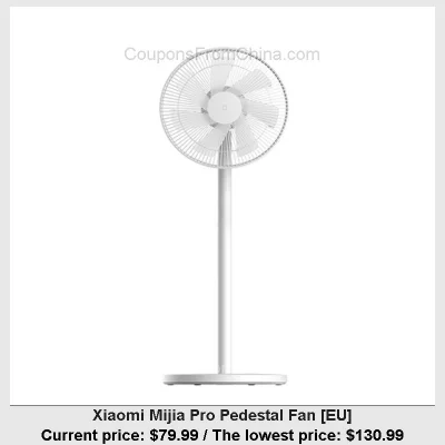 n____S - Xiaomi Mijia Pro Pedestal Fan [EU]
Cena: $79.99 (najniższa w historii: $130...