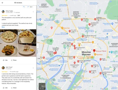 citizen - Dzisiaj sprawdziłem na Google Maps recenzje kilku restauracji w samym centr...