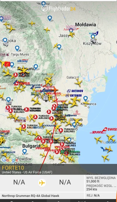 k.....o - Bardzo mocno skanuja Rumunie - lataja co najmniej 3 samoloty zwiadowcze nad...