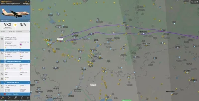 kruh - akurat po drugiej stronie Moskwy, ale ciekawe - zawraca z daleka
#flightradar...