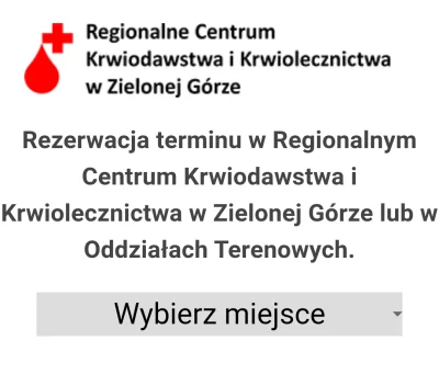 s.....3 - Od paru dni w RCKiK Zielona Góra jest możliwość internetowej rejestracji wi...