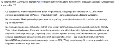 e.....u - mówił też trochę o Polsce, za angielską wiki: