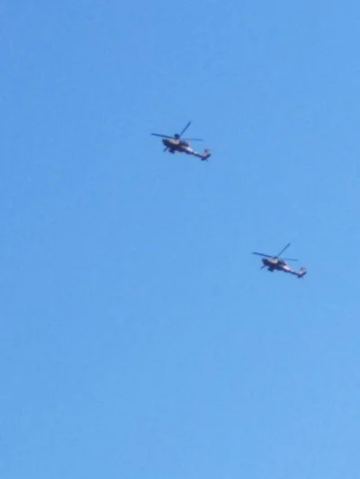 McBlyat - @wolbiend: 2x Apache nad moją wiochą w okolicach Częstochowy około godziny ...