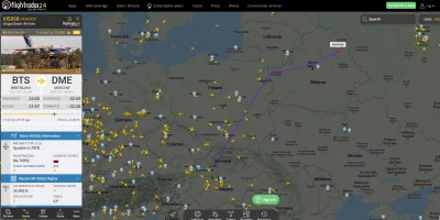 beast89 - Ił-76 linii Volga Dnepr Airlines wraca właśnie do Moskwy po wizycie w Braty...