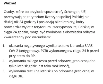 Kwasna_Ostryga - @KondProsty: Generalnie na stronie gov.PL jest zapis, ze osoby w tra...