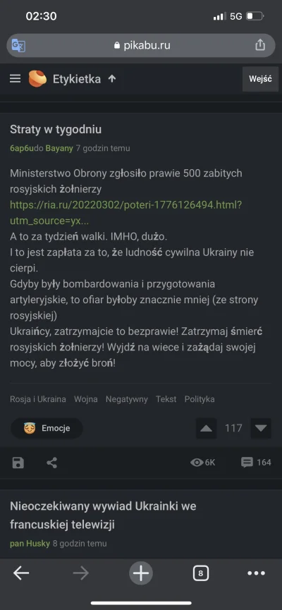 iKrystian - Tak sobie czytam ruski wykop i nie wiem czy się śmiać czy płakać ( ͡° ͜ʖ ...