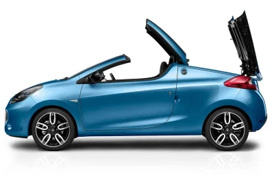 francuskie - Renault Wind (2010-2013) - dwuosobowe cabrio ze składanym dachem. 
Prod...