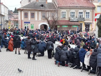 Serghio - A tak żegnali go podczas ostatniej drogi mieszkańcy Brzeżanów (obwód Tarnop...