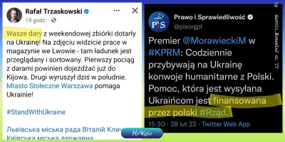 naczarak - Polacy zrzucają się na pomoc Ukrainie. 

https://www.siepomaga.pl/ukrain...