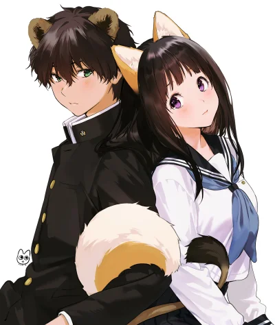 bakayarou - ( ͡° ʖ̯ ͡°) #randomanimeshit #hyouka #houtarouoreki #eruchitanda #anime