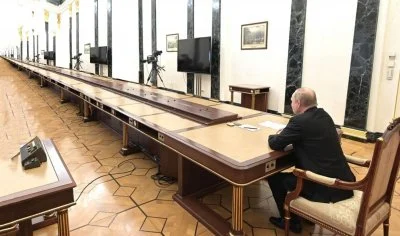 badziebadla - Stół przygotowany dla Zełenskiego: