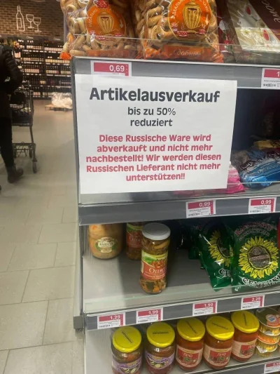 BArtus - #rosja #niemcy #niechzdychaja 
Niemieckie supermarkety pozbywają się rosyjsk...