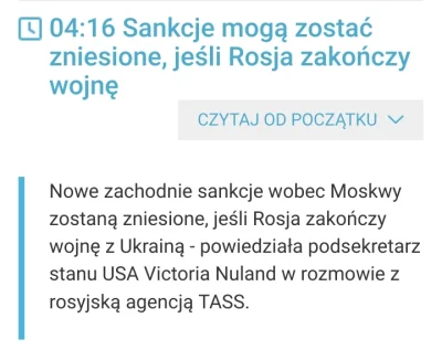 Mikuuuus - Aha czyli jak Rosja się wycofa to zapominamy o temacie, znosimy sankcje i ...