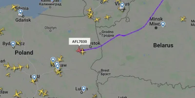 pekak - Znowu jakiś Aerofłot lata nad Polską. #flightradar24: https://www.flightradar...