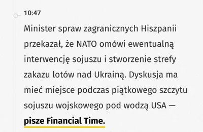 prawarekakubicy - To co NATO się #!$%@? w ten weekend?

#wojna
#rosja
#ukraina