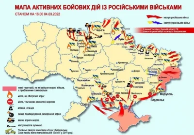 fuKlanAdraHrepuS - Ukraińska mapka ze stanem na 15:00 dzisiaj.

#wojna #ukraina