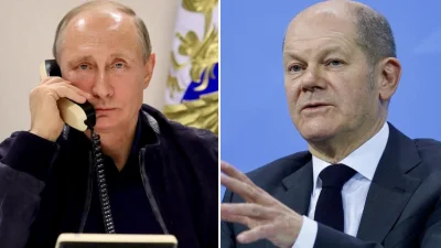 contrast - ⚡️Władimir Putin rozmawiał telefonicznie z kanclerzem Niemiec Olafem Schol...
