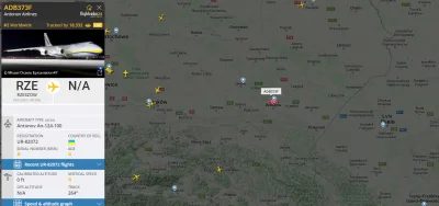 o_co - czas start... #rzeszow #flightradar24 #antonov