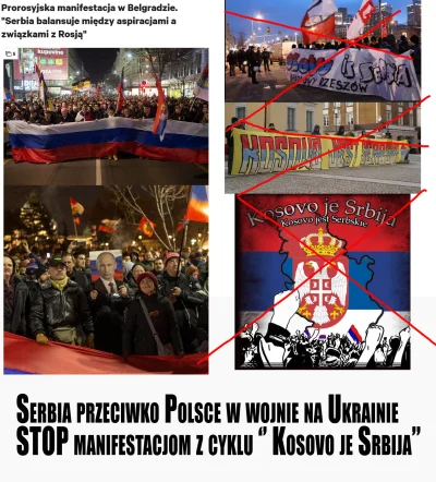 szurszur - Po tym gdy w Serbii dziesiatki tysiecy ludzy wyszło na ulice wesprzeć Rosj...