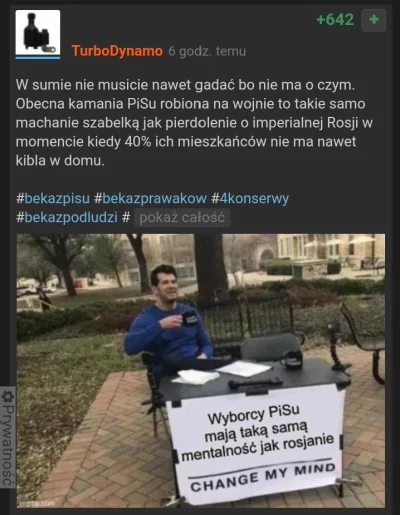 merciless85 - Wykopki:
"Trwa wojna informacyjna nie dajmy się podzielić"
Also wykop...