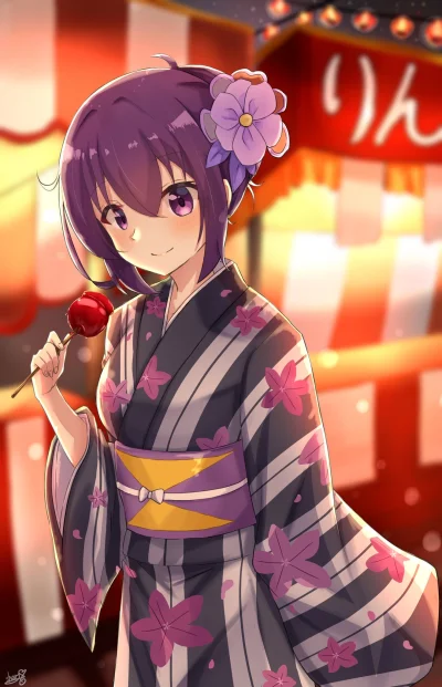 LlamaRzr - #randomanimeshit #gochuumonwausagidesuka #rizetedeza #kimono #yukata #anim...