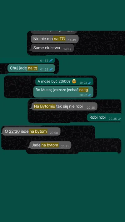 petrochemia - @Squatlifter: Nawet sprawdziłam na whatsappie wiadomości ze znajomymi