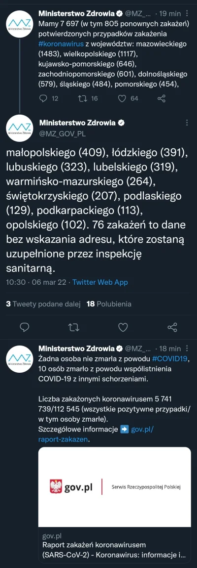 kodishu - CO JEST DO CIULA SZANOWNY PANIE MINISTRZE ZDROWIA???
Najmniej wyszczepione ...