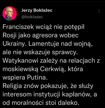 s....._ - Kościół jak zawsze staje po stronie słabszych

#bekazkatoli #ukraina #neu...