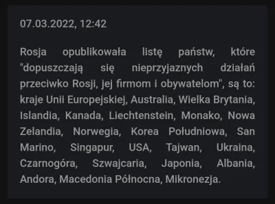 Lady-Death - Jakoś mało krajów na tej liście ( ͡º ͜ʖ͡º)

#wojna #rosja #ukraina