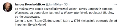 Amatorro - Do Korwina teraz można zastosować tylko jego stare słowa:

 Ludzie mają s...