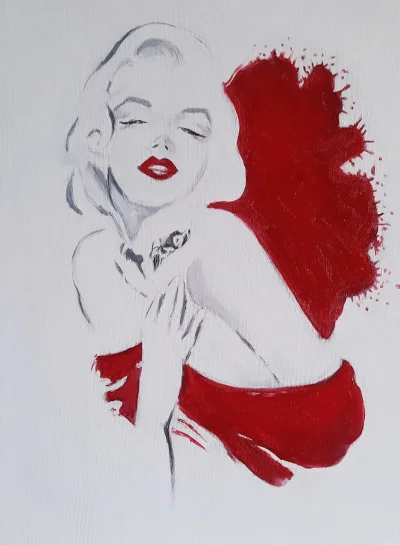 milenaolesinska - Marilyn Monro - kopia obrazu w stylu Pop Art
Obraz olejny na płótn...