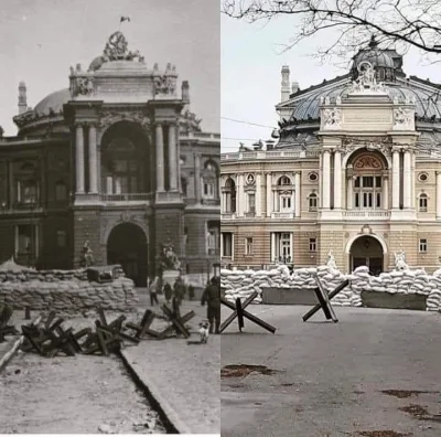 bylem_bordo - Odessa w 1942 i 2022 roku.

#ukraina #historia #fotografia #fotohisto...
