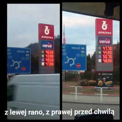 Smiejsiezzycia - W Czechach, a dokładnie w Nachodzie paliwo prawie po 8 PLN
Po polsk...