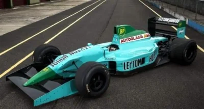 Branco_Amigo - Leyton House CG901 (1990r). Pierwszy bolid F1 zaprojektowany w całości...