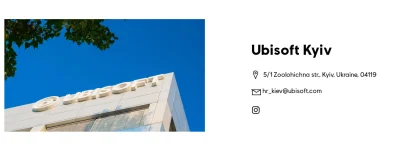 orle - Ciekawostka: Ubisoft ma swój oddział w Kijowie.

https://www.ubisoft.com/en-...