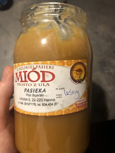 jano129 - Plusik dla miodu LEŚNEGO! Nikt nigdy nie pulsuje leśnego miodu.
#miod