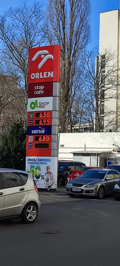 Badyl69 - #warszawa #inflacja #benzyna
Tydzień temu tankowałem na bp i było koło 5zl ...