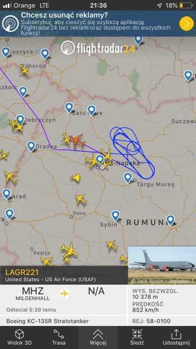 ajbaho - Robi się ciasno, więcej w kom #flightradar24 #wojna