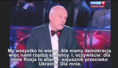 winokobietyiwykop - Janusz Korwin Mikke kilka lat temu w rosyjskiej TV.
https://www....