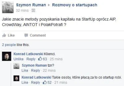 Moron - > Najlepsze formy finansowania startupu

@BlackiLacki: @ppawel: @acpiorundc...