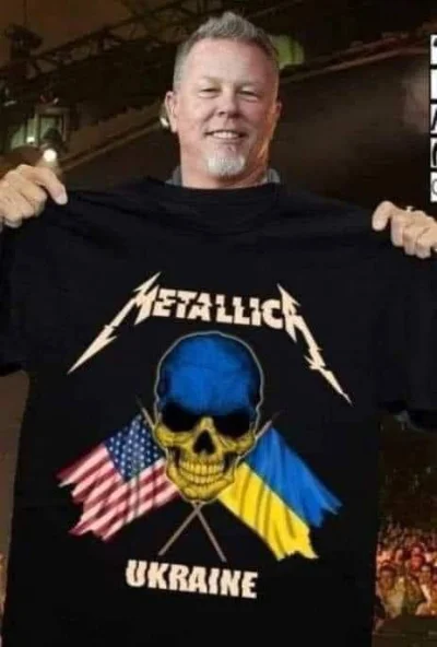 p.....7 - Pan Metallica za Ukrainą.¯\\(ツ)\/¯
#metallica #ukraina #wojna