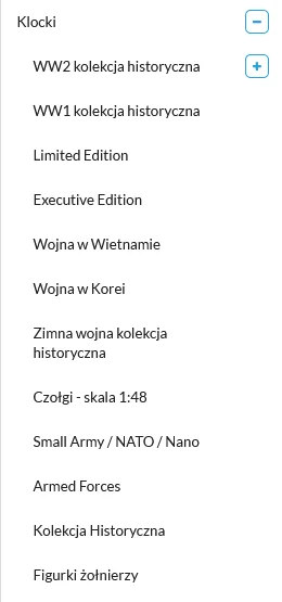 Xuzoun - @SuperStefan: Cobi to chyba lubi wojny - kategorie z ich sklepu internetoweg...